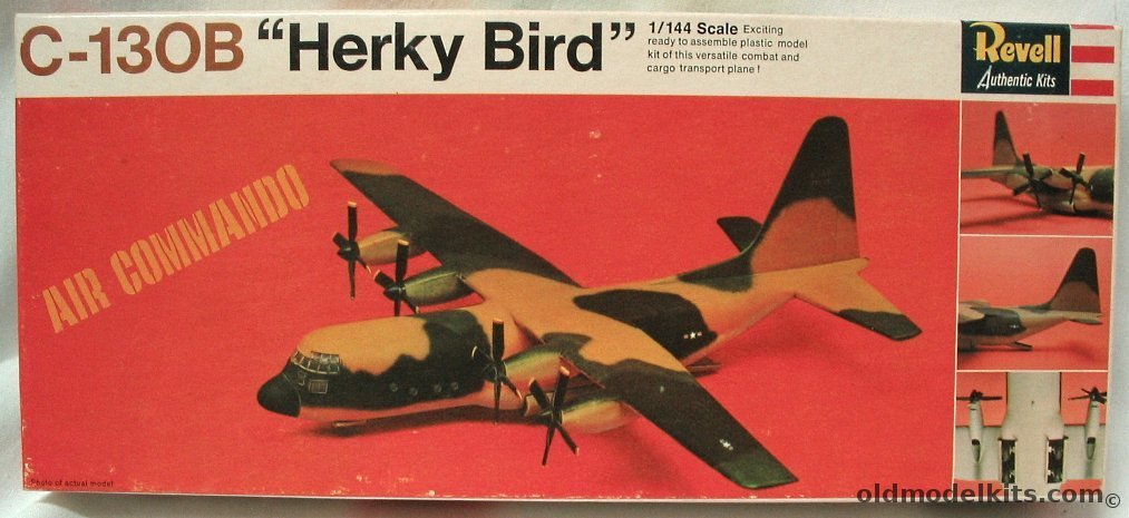 Revell 1/140 Lockheed C-130B Hercules Air Commando Issue, H230-130 plastic model kit